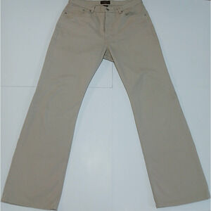 Banana Republic 34 x 32 Stone Light Wash Straight Cotton Button Fly Denim Jeans